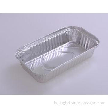 Flat Pack Aluminum foil containers Storage With Lid For Res